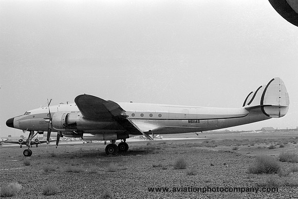 Aviation Specialties Inc Lockheed L-749A Constellation N611AS at Mesa Falcon Field (1978)