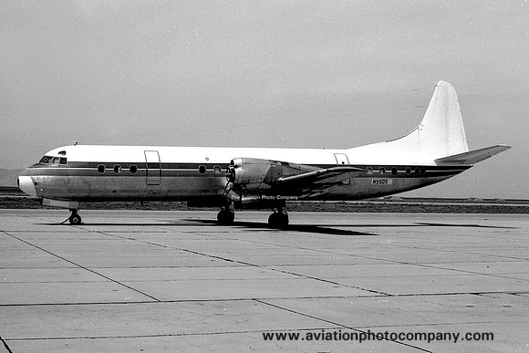 Lockheed L-188A Electra N5505 stored at Mojave (1978)