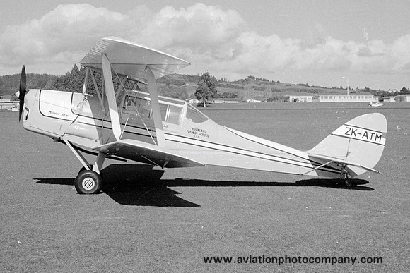 Auckland Flying School De Havilland Tiger Moth ZK-ATM (1967)