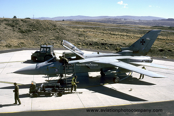 RAF 1435 Flight Panavia Tornado F.3 ZG780/H at RAF Mount Pleasant (1996)
