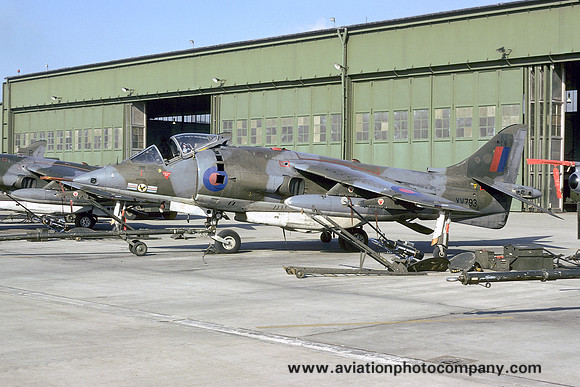 RAF 20 Squadron Hawker Siddeley Harrier GR.1 XV793/N (1977)
