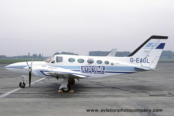 Systime Computer Solution Cessna 421C Golden Eagle III G-EAGL (1985)