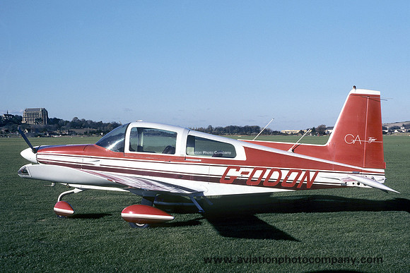 Moynihan Motor Engineering Ltd Gulfstream-American AA-5B Tiger G-ODON at Shoreham (1985)