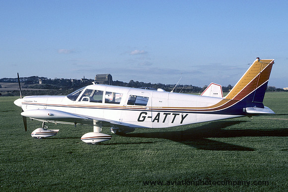 Piper PA-32-260 Cherokee Six G-ATTY at Shoreham (1985)