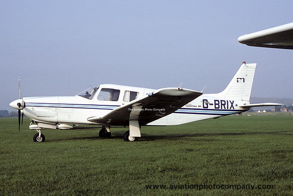 Piper PA-32R-301 Saratoga SP G-BRIX at Shoreham (1985)