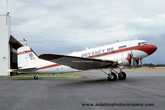 Canadian Department of Transport "Odyssey 86" Douglas C-47A Dakota C-FGXW (1985)