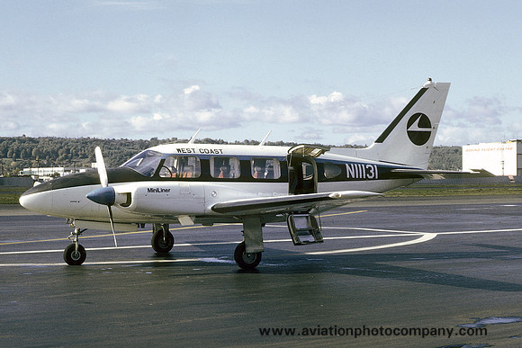 West Coast Airlines Piper PA-31-310 Navajo N11131 (1967)