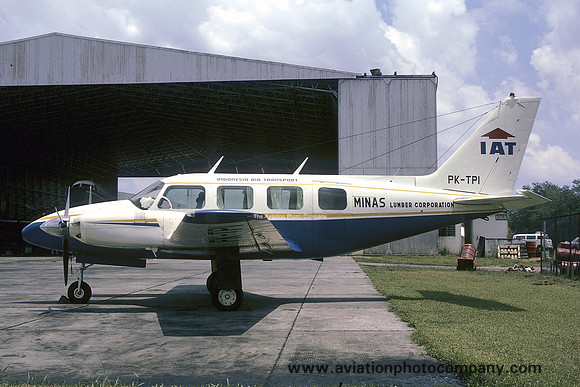 Indonesia Air Transport/Minas Lumber Corporation Piper PA-31-310 Navajo PK-TPI (1974)