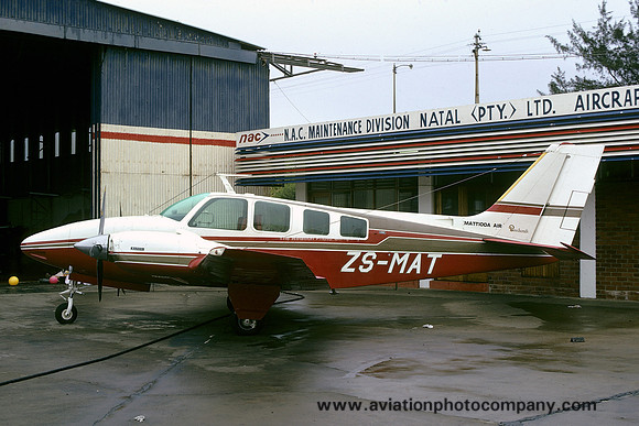 Mattioda Air Beech 58 Baron ZS-MAT (1975)