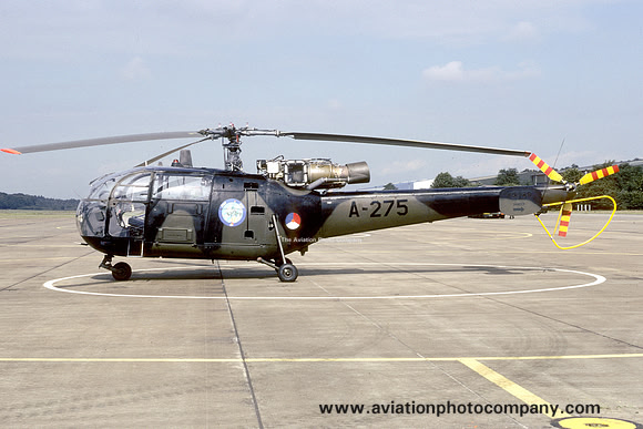 Dutch Air Force 300 Squadron Sud Alouette III A-275 (2004)