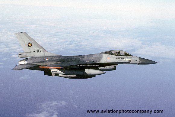Dutch Air Force 312 Squadron General Dynamics F-16AM Fighting Falcon J-631 (2001)