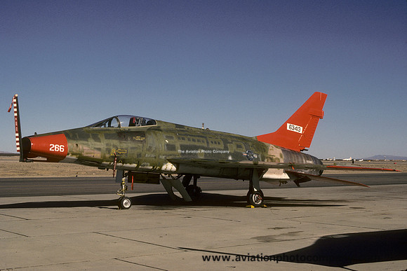 USAF North American QF-100D Super Sabre 56-3413 (1986)