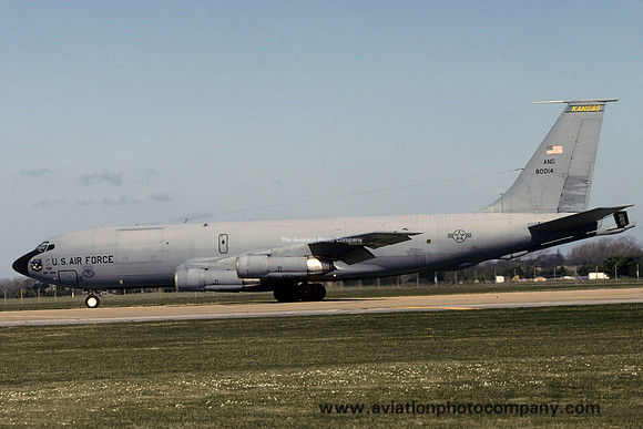 USAF Kansas ANG 117 ARS Boeing KC-135E Stratotanker 58-0014 at RAF Mildenhall (2003)