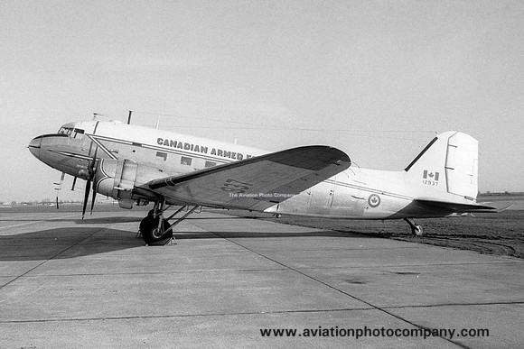 Canadian Air Force Douglas C-47 Dakota 12937 (1972)