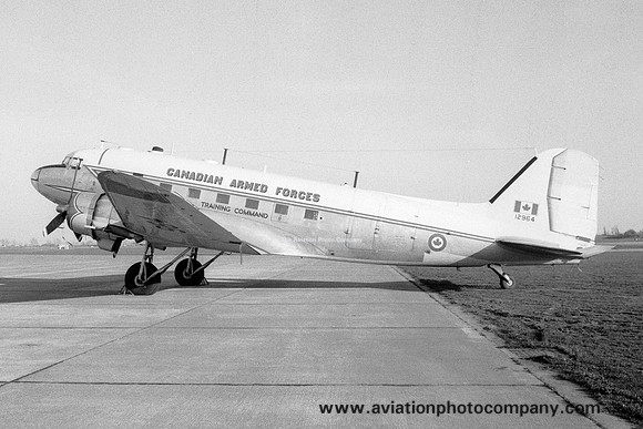 Canadian Air Force Training Command Douglas C-47A Dakota 12964 (1972)