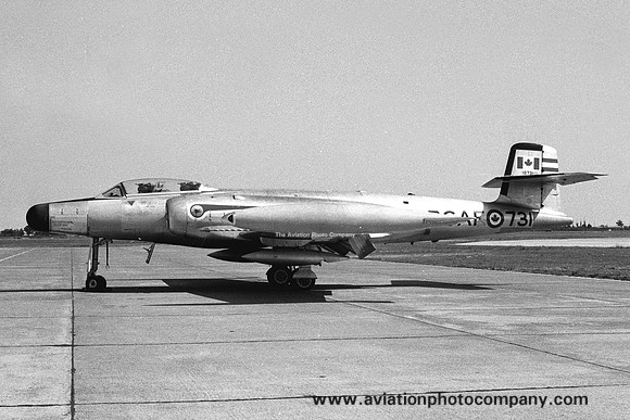 Canadian Air Force 414 Squadron Avro CF-100 Canuck 5 18731 (1967)