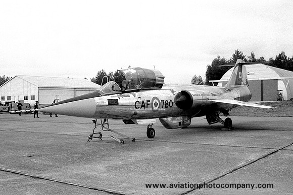 Canadian Air Force Lockheed/Canadair F-104G/CF-104 Starfighter 104780 (1971)