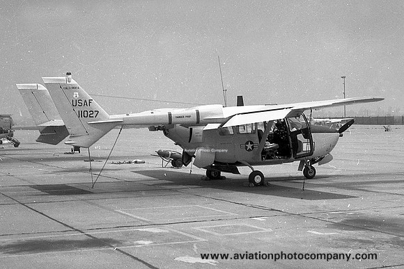 USAF California ANG 196 TASS Cessna O-2A Skymaster 68-11027