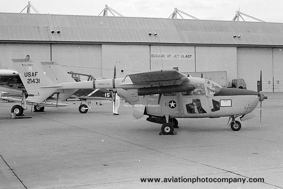 USAF California ANG 196 TASS Cessna O-2A Skymaster 67-21431 (1975)