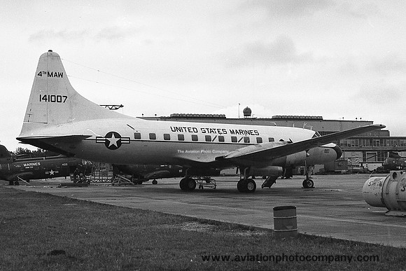 US Marines 4th MAW Convair C-131F 141007 (1974)