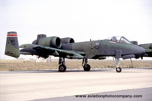 USAF 81 TFW 78 TFS Fairchild A-10A Thunderbolt 80-0278/WR (1987)