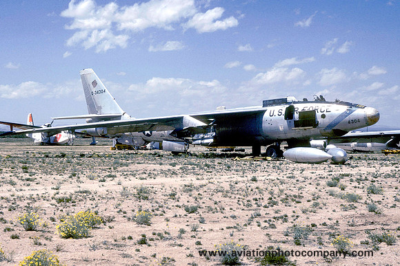 USAF Boeing RB-47H Stratojet 53-4304 at MASDC Davis Monthan (1976)