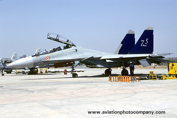 Indian Air Force 20 Squadron Sukhoi Su-30MKI SB105 (2007)