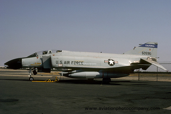 USAF California ANG 194 FIS McDonnell F-4D Phantom 65-0596 (1987)