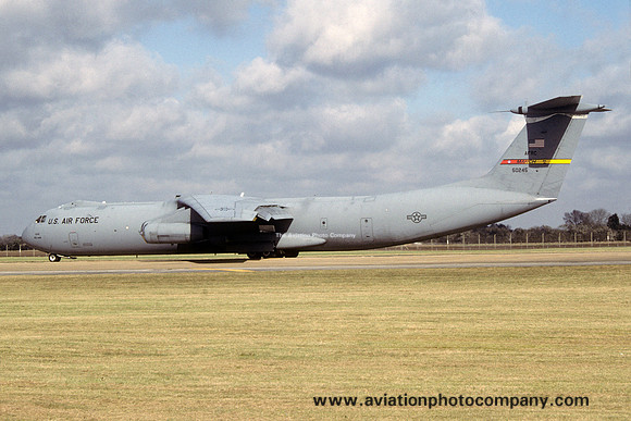 USAF AFRC 452 AMW Lockheed C-141C Starlifter 65-0245 at RAF Mildenhall (2003)