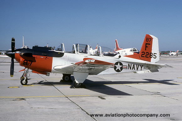 US Navy CTW-5 Beech T-34C Mentor 162285/F-87 (1985)