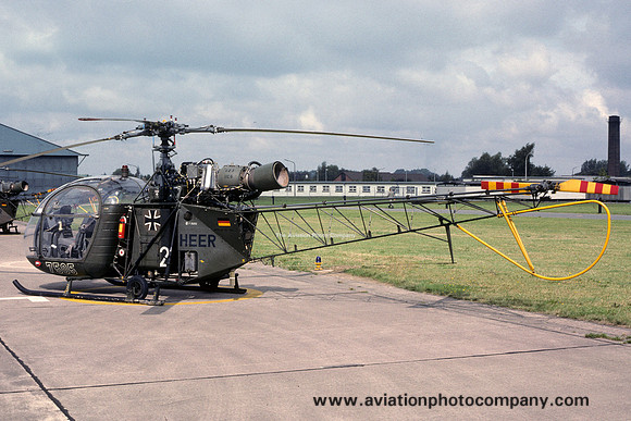 German Army HFWS Sud Alouette II 75+05 (1989)