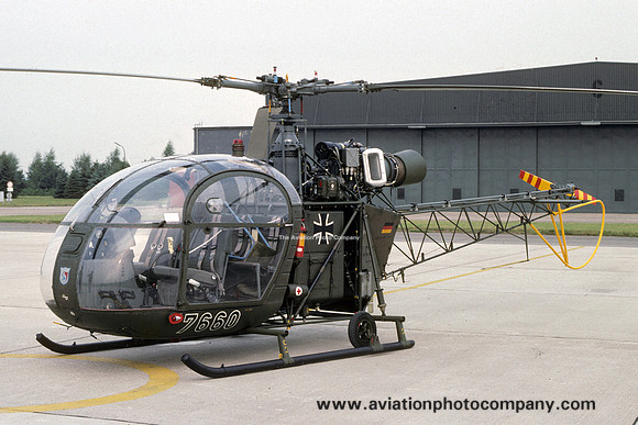 German Army HFS900 Sud Alouette II 76+60 (1989)