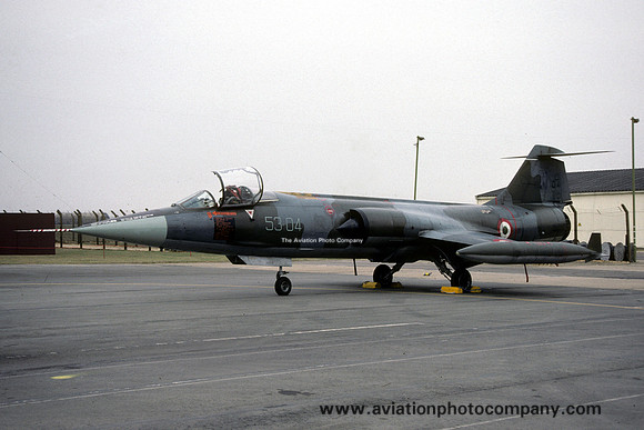 Italian Air Force 53 Stormo Lockheed F-104S Starfighter MM6802/53-04 (1990)