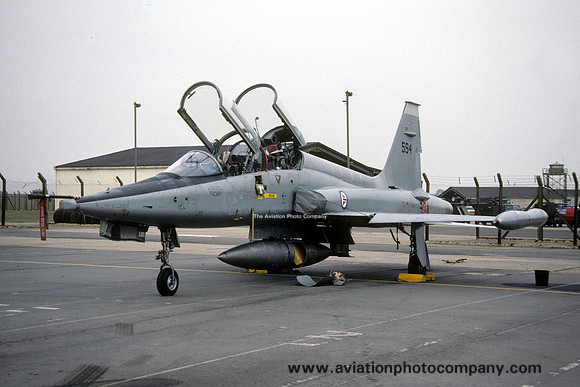 Norwegian Air Force 336 Skv Northrop F-5B Freedom Fighter 594 (1990)