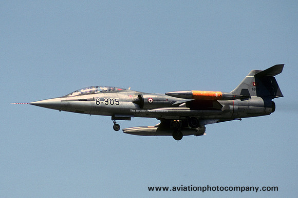 Turkish Air Force Lockheed TF-104G Starfigther 8-905 (1990)
