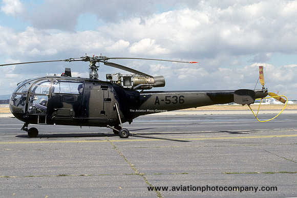Dutch Air Force Sud Alouette III A-536 (1990)
