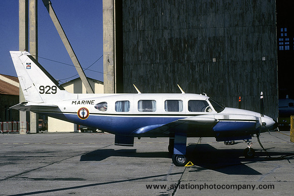 French Navy 3S Piper PA-31-310 Navajo 929 (1990)