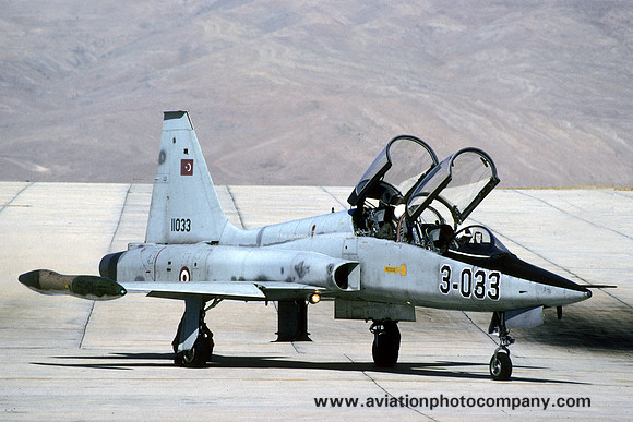 Turkish Air Force 133 Filo Northrop F-5B Freedom Fighter 11033/3-033 (1990)