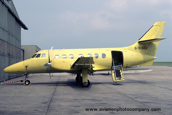 BAe Jetstream 31 G-31-662 at East Midlands (1985)