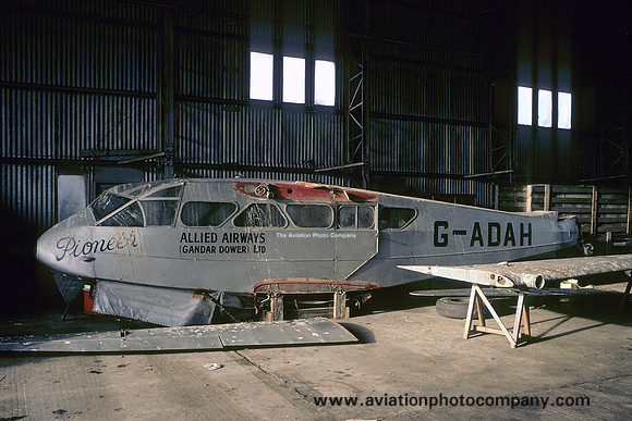 Allied Airways (Gandar Dower) Ltd De Havilland Dragon Rapide G-ADAH (1967)