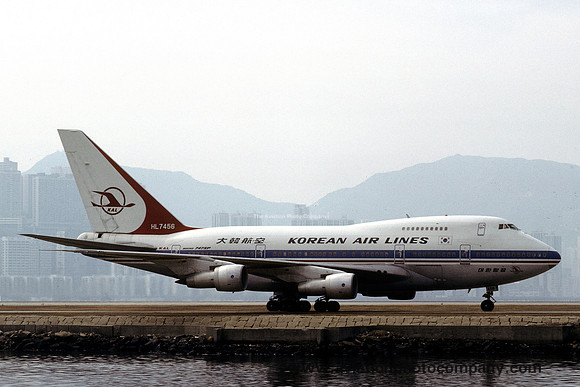 Korean Air Lines Boeing 747SP HL7456 (1984)