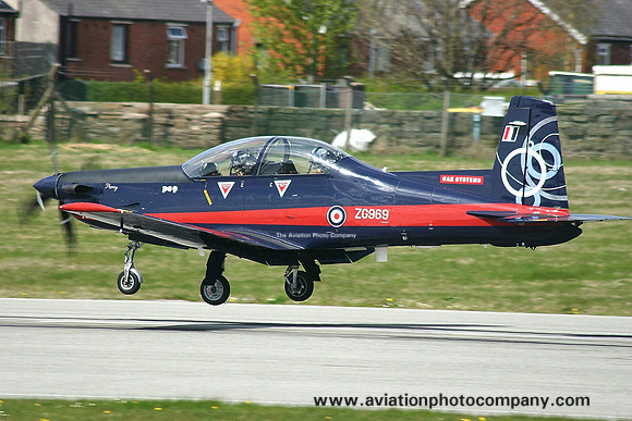 BAE Systems Pilatus PC-9 ZG969 at Warton (2006)