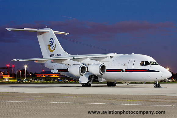 RAF 32 Squadron BAe 146 CC.2 ZE700 at RAF Northolt (2016)