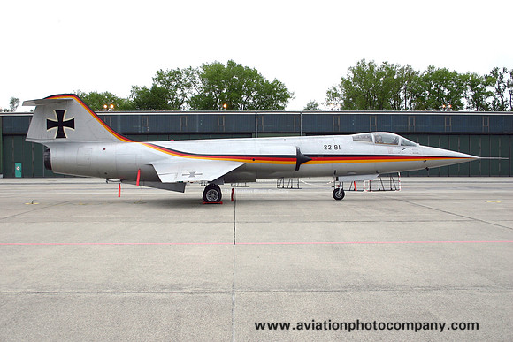 German Air Force LVR1 Lockheed F-104G Starfighter 22+91 (2006)