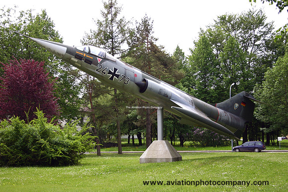 German Air Force Lockheed F-104G Starfighter 24+73 displayed at Erding (2006)
