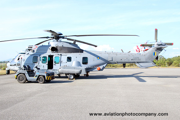Malaysian Air Force 10 Skn Eurocopter EC-725AP Cougar M55-02 at Langkawi (2017)