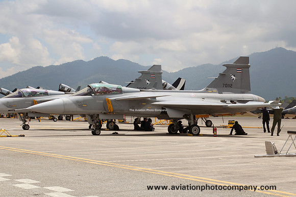 Thai Air Force SAAB JAS-39C Gripen 70112 at Langkawi (2017)