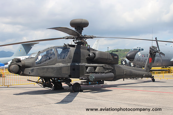 Singapore Air Force 120 Squadron McDonnell Douglas AH-64D Apache 067 at Langkawi (2017)