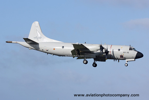 Spanish Air Force Ala 22 Lockheed P-3M Orion P.3M-12/22-35 at Lajes (2017)