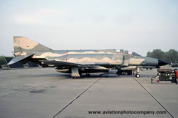 German Air Force JBG36 McDonnell F-4F Phantom 38+57 (1990)